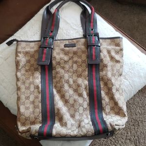 Gucci Original canvas tote bag